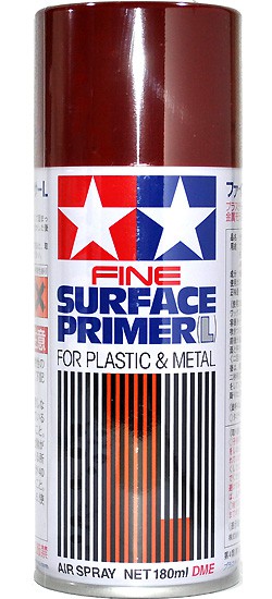 Tamiya Fine Surface Primer Spray Paint- Choose from Grey, White or Red  Oxide