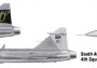 1:72 JAS 39 Gripen + barvy, lepidlo, štětec