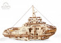 Wooden 3D Mechanical Puzzle – Tugboat