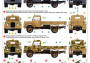 1:35 MB 1500A 4x4 Cargo Truck (5 figurek)