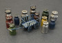 1:35 Milk Cans w/ Small Cart