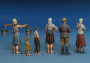 1:35 Soviet Villagers (6 figurek)