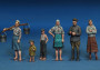 1:35 Soviet Villagers (6 figurek)