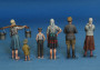 1:35 Soviet Villagers (6 figurek)