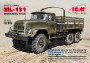 1:35 ZiL-131 Soviet Army Truck