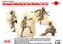 1:35 German Infantry in Gas Masks - 1918 (4 fig.)