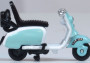 1:76 Scooter Blue and White