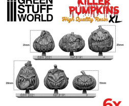 Resin Large Killer Pumpkins (6 pcs)