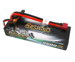 Gens ace Bashing Serie G-Tech LiPo - 2S 5500mAh 7.4V 2S1P (60C) HardCase, Dean-T Plug