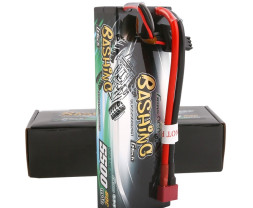 Gens ace Bashing Serie G-Tech LiPo - 2S 5500mAh 7.4V 2S1P (60C) HardCase, Dean-T Plug