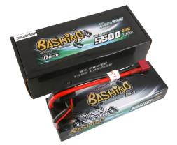 Gens ace Bashing Serie G-Tech LiPo - 2S 5500mAh 7.4V 2S1P (60C) HardCase, Dean-T Plug