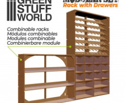 Modular Rack with Drawers – modulární organizér se 16 zásuvkami (vertikální)