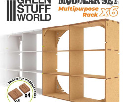 Multipurpose Open Rack – modulární víceúčelový organizér se 6 policemi