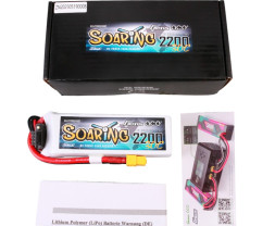 Gens ace Soaring G-Tech LiPo - 3S 2200mAh 11,1V 3S1P (30C) XT60 Plug