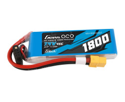 Gens ace G-Tech LiPo - 2S 1800mAh 7,4V 2S1P (45C) XT60 Plug