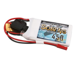 Gens ace Soaring G-Tech LiPo - 2S 450mAh 7,4V 2S1P (30C) JST-SYP Plug