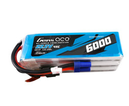 Gens ace G-Tech LiPo - 6S 6000mAh 22.2V 6S1P (45C) EC5 Plug