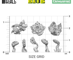 3D Printed Set Carnivorous Plants – 3D tištěné masožravé rostliny (25 ks)