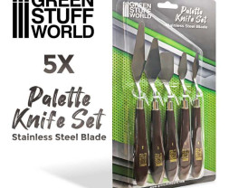 Palette Knife - Stainless Steel Blades (5 pcs)