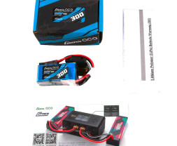 Gens ace G-Tech LiPo - 3S 300mAh 11.1V 3S1P (45C) JST-SYP Plug