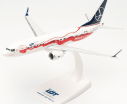 1:200 Boeing 737 MAX 8, LOT Polish Airlines, Proud of Poland's Independence Colors (Snap-Fit)