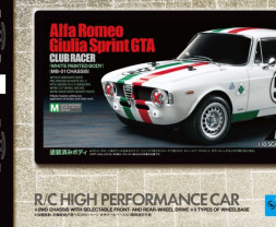 1:10 Alfa Romeo Giulia Sprint GTA MB-01 White Painted Chassis (stavebnice)