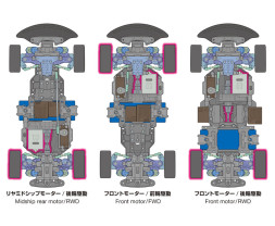 1:10 Toyota Supra BT-01 Chassis (stavebnice)