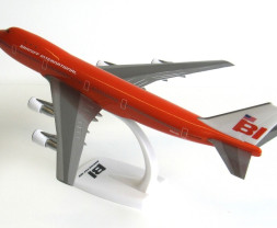 1:250 Boeing 747-127, Braniff International, Big Orange Colors (Snap-Fit)