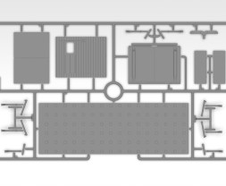 1:35 Universal Military Pod with M8A1 US Landing Mat