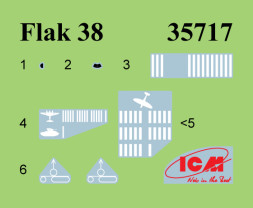 1:35 2cm FlaK 38 German AA Gun