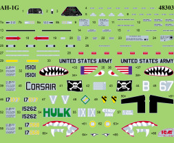 1:48 Bell AH-1G Cobra and M8A1 US Landing Mat