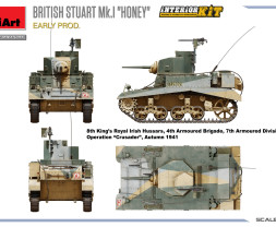 1:35 Stuart Mk.I „Honey“ Early w/ Interior Kit