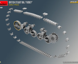 1:35 Stuart Mk.I „Honey“ Early w/ Interior Kit