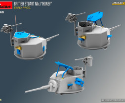 1:35 Stuart Mk.I „Honey“ Early w/ Interior Kit