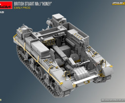 1:35 Stuart Mk.I „Honey“ Early w/ Interior Kit