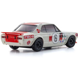 Mini-Z AWD Nissan Skyline 2000GT-R KPGC10 Racing 72 No.6 Red s vysílačem KT-531P