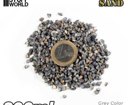 Extra Thick Hobby Sand – Dark Grey 4–6mm (200 ml)