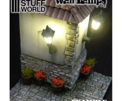 Classic Wall Street Lamps with LEDs (10 pcs)