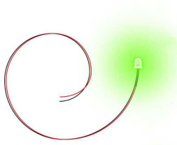 LED green 3mm (10 pcs)