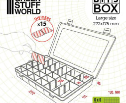 Storage Bits Boxes Large – box velký s variabilními úložnými prostory