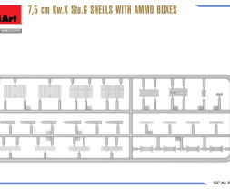 1:35 7.5cm Kw.K Stu.G Shells w/ Ammo Boxes