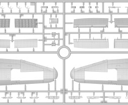 1:48 Republic P-47D Bubbletop w/ Base & Accessories (Big Set)