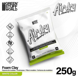 Air Dry Foam Clay – Modeling Clay White (250 g)