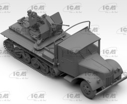 1:35 Sd.Kfz.3b w/ FlaK 38 AA Gun