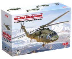 1:48 Sikorsky UH-60A Black Hawk, US Military Transport