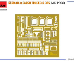 1:35 German 3t Cargo Truck 3,6-36S Mid Production