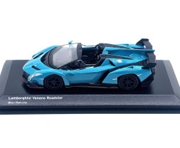 1:64 Lamborghini Veneno Roadster (Blue / Red Line)