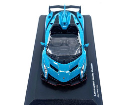 1:64 Lamborghini Veneno Roadster (Blue / Red Line)