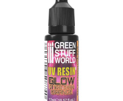 UV Resin Glow in the Dark Orange (17 ml)