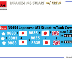 1:35 Japanese M3 Stuart w/ Crew